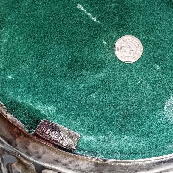 Vintage Godinger Silver Repousse Filigree Bowl - Picture 5 of 6